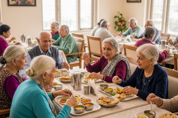 Jagriti Dham,senior citizens home,the second inning home