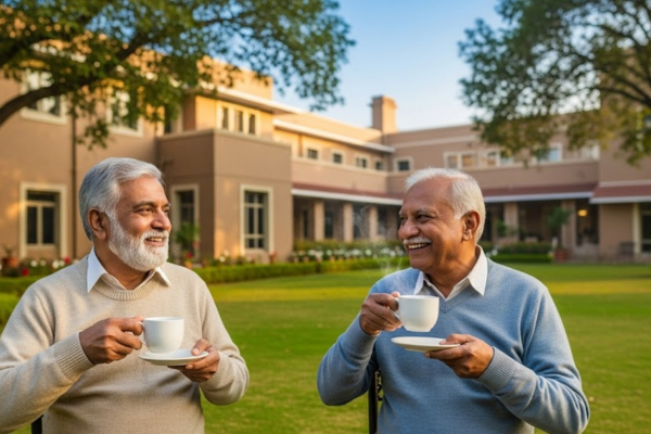 oldage home, old age home in India, Jagriti Dham, senior home, retirement living community