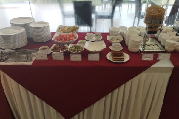 Healthy breakfast options, including fresh fruits and cereals, provided at the Best Old Age Home in Kolkata.