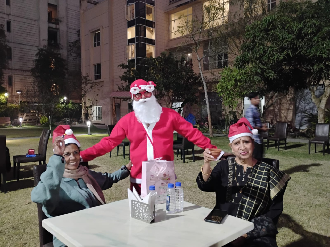 luxurious old age home in kolkata, senior living facilities in kolkata, old age home at kolkata, active senior communities in india, senior citizen accommodation, care homes for seniors, residential retreat for seniors, premium senior living Kolkata, retirement homes with festive activities, Jagriti Dham Christmas celebration