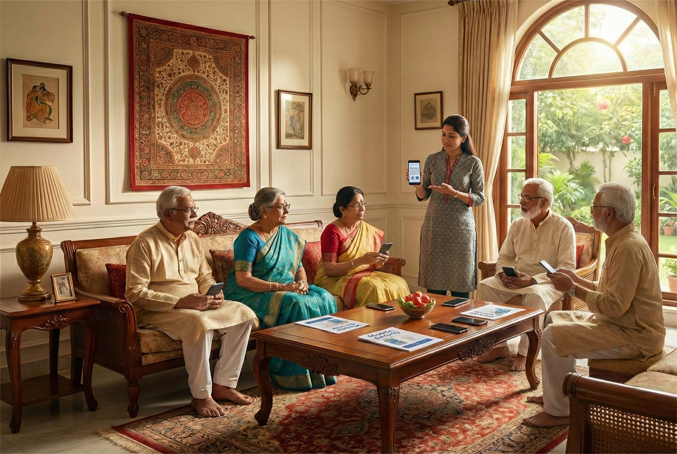 Jagriti Dham, Senior Living Homes in Kolkata, Cyber Security for Senior Citizens, Internet Safety for the Elderly, Online Scams Targeting Seniors, Digital Literacy for Seniors in Kolkata, Elderly Care Kolkata, Safe Senior Living