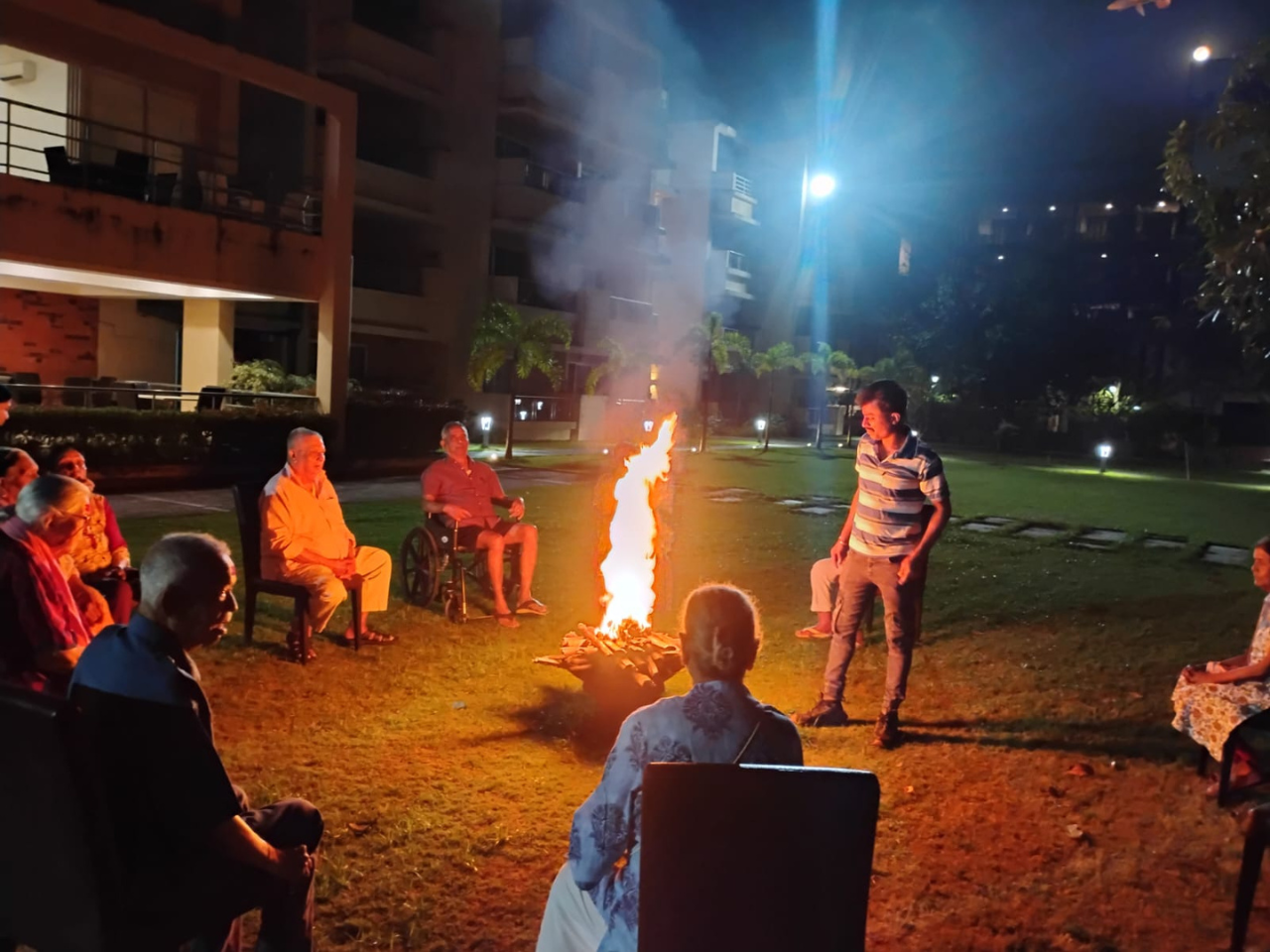 Holika Dahan at Jagriti Dham