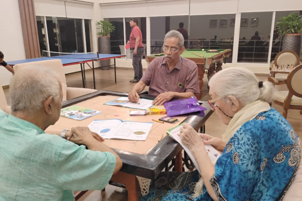 Cognitive session at Jagriti Dham- the luxurious old age home in kolkata